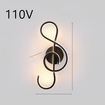 Nordic Minimalist LED Wall Lamp for Modern Bedroom & Living Room