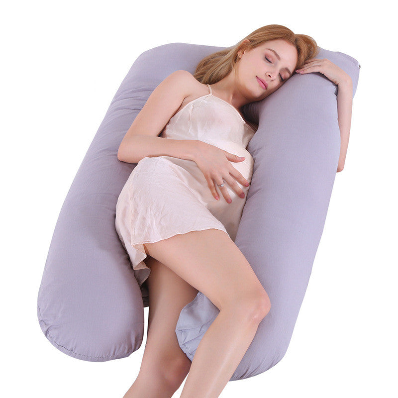 Cooling U-Shaped Pregnancy Pillow Full Body Support for Maternity Sleeping