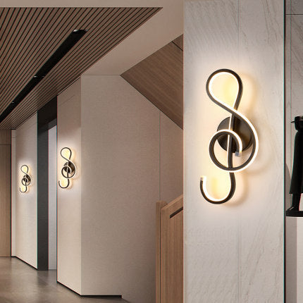 Nordic Minimalist LED Wall Lamp for Modern Bedroom & Living Room