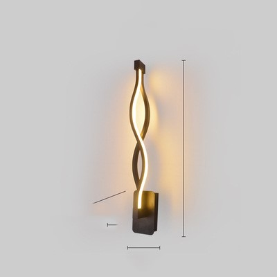 Nordic Minimalist LED Wall Lamp for Modern Bedroom & Living Room