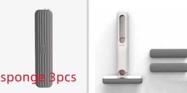 Mini Sponge Squeeze Mop for Sink, Glass & Desk Cleaning