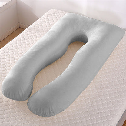 Cooling U-Shaped Pregnancy Pillow Full Body Support for Maternity Sleeping