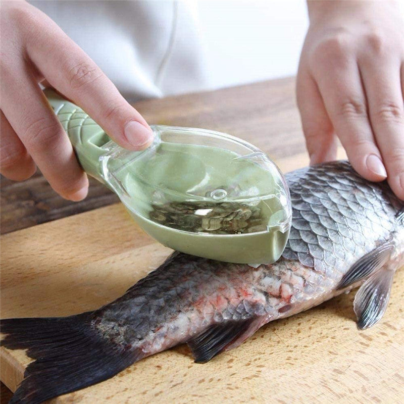 Fish Scale Remover Brush – Quick Clean Fish Descaling Tool for Kitchen
