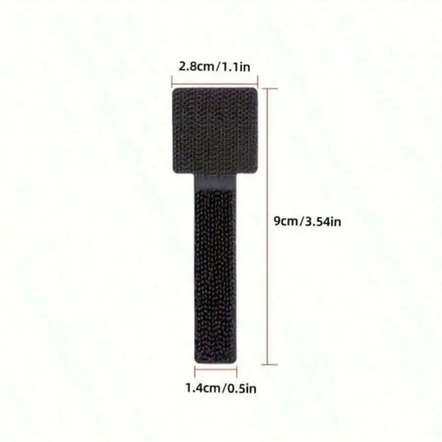 10 Piece Black/white Self-adhesive Nylon Zip Ties, An Easy-to-use Cable Management Tool Suitable for Fixing Various Wire Ties