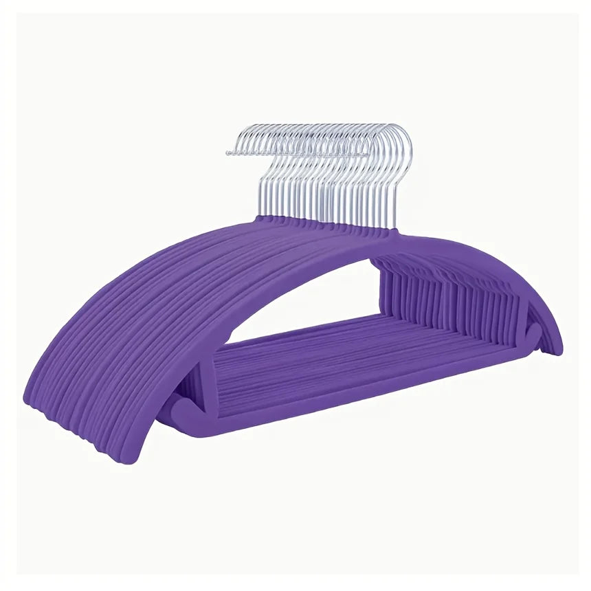 Velvet Heavy-Duty Hangers, Durable Suit Hooks, Space-Saving 360° Rotating Hangers for Coats, Shirts, Dresses, Pants, Ties