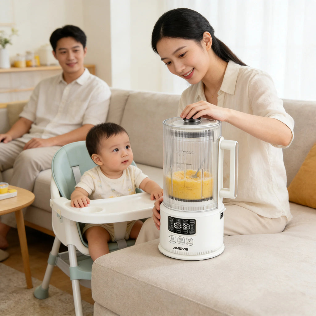 baby coplementary food wall-breaking machine heating mini soymilk machine bass multifunctional cooking machine home.
