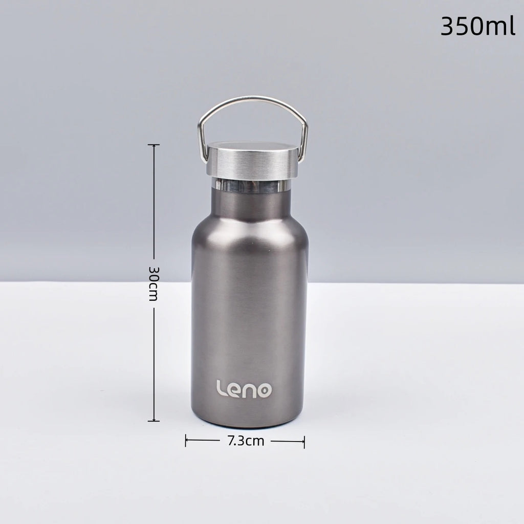 350-1000ml Stainless Steel Sport Water Bottle Large Capacity Double Wall Vacuum Insulated Tumbler Portable Thermos Bottle