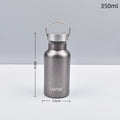 350-1000ml Stainless Steel Sport Water Bottle Large Capacity Double Wall Vacuum Insulated Tumbler Portable Thermos Bottle