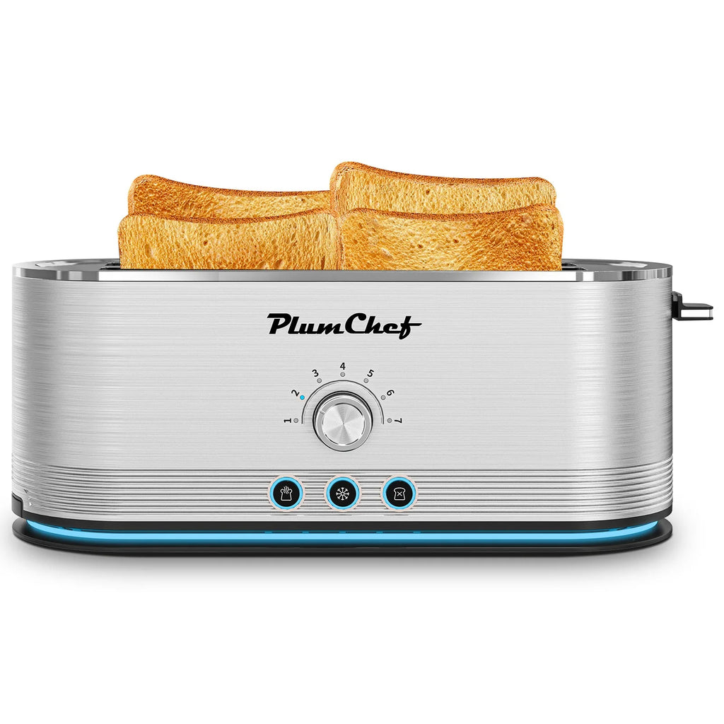 Plum Chef 4-Slice Stainless Steel Toaster