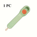 1/2 Soft Fur Shoe Brush Green, Anti Slip Handle, with Hanging Rope for Hanging, Suitable for Sports Shoes and Home Cleaning