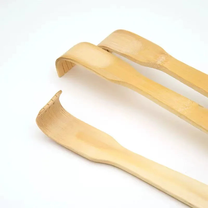 3-Pack 18.3-Inch Extended Bamboo Back Scratchers - Natural Material, Comfortable Massage Tool, Unique Gift Option