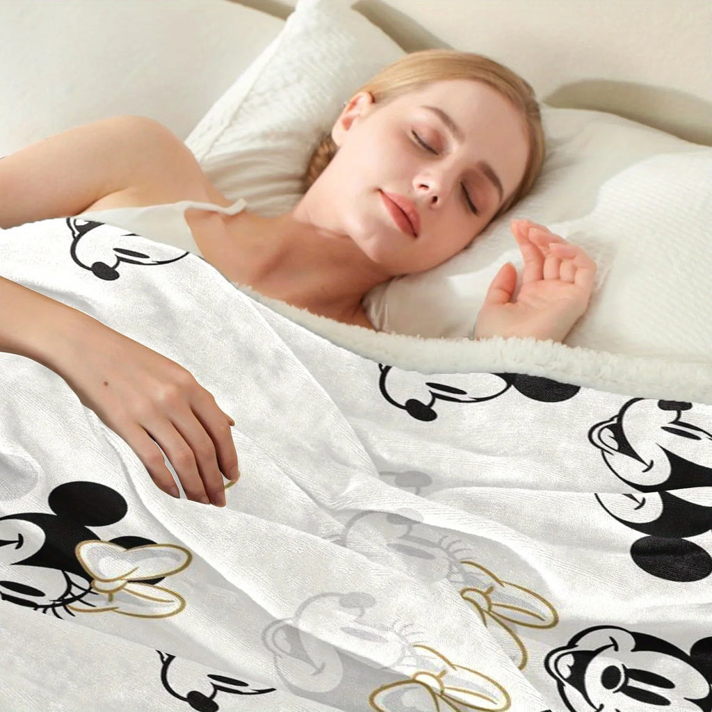 Kuromi Anime Blanket Kawaii Furry Blankets And Throws Blankets For Winter Custom Blanket Bed Blanket Microfiber Fabric Home