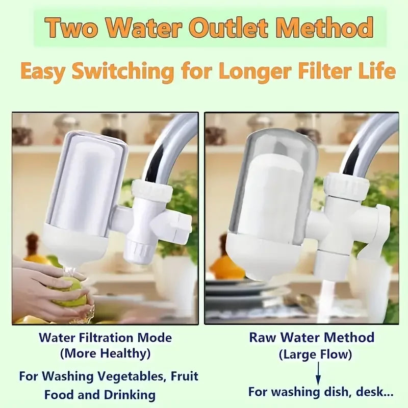 Kitchen Faucet 5-level Filter Household Water Purifier Can Be Repeatedly Cleaned And Replaced Filter Element Faucet Purifier
