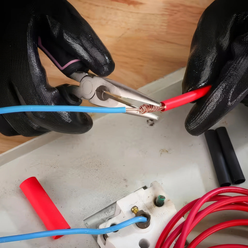 127/254 Pieces of Heat Shrink Tubing in Red and Black, Suitable for High-temperature Electrical Connections and Data Cables