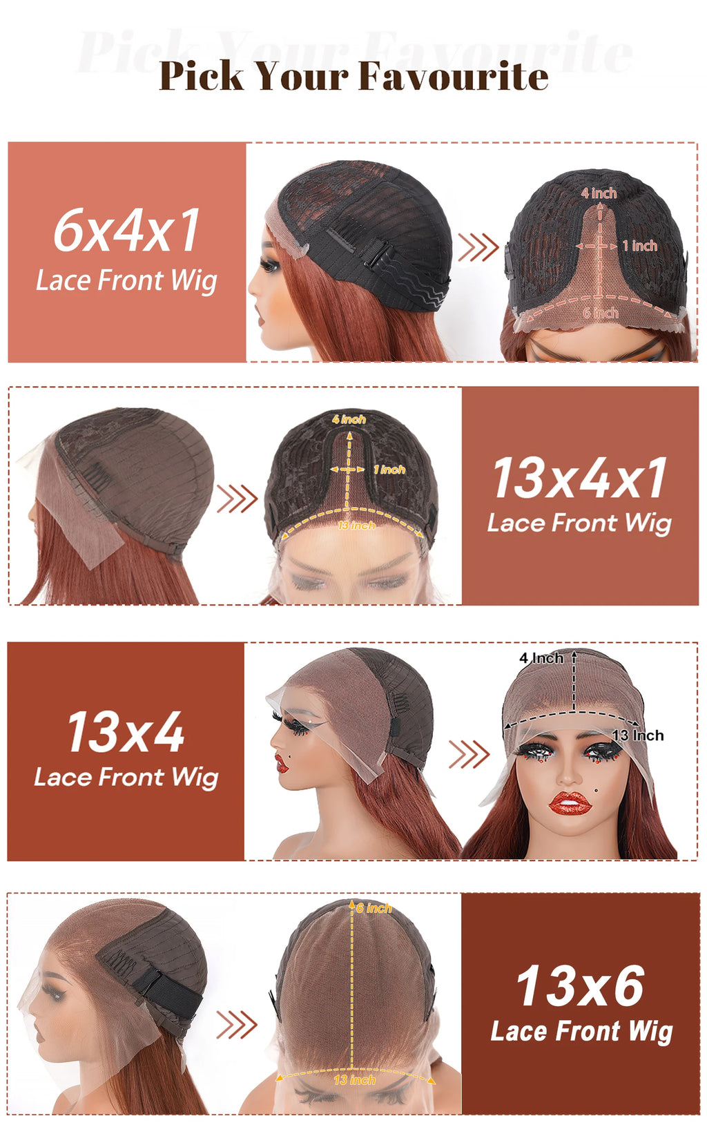 Copper Red Layered Cut Lace Front Wigs Reddish Brown Straight Lace Frontal Wig Layered Glueless Wigs Synthetic Butterfly Haircut