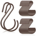 60 heavy-duty mini S hooks, 1.8" iron curled hooks for hanging plants, pots, mugs, clothing, towels, wardrobe, hanging rod