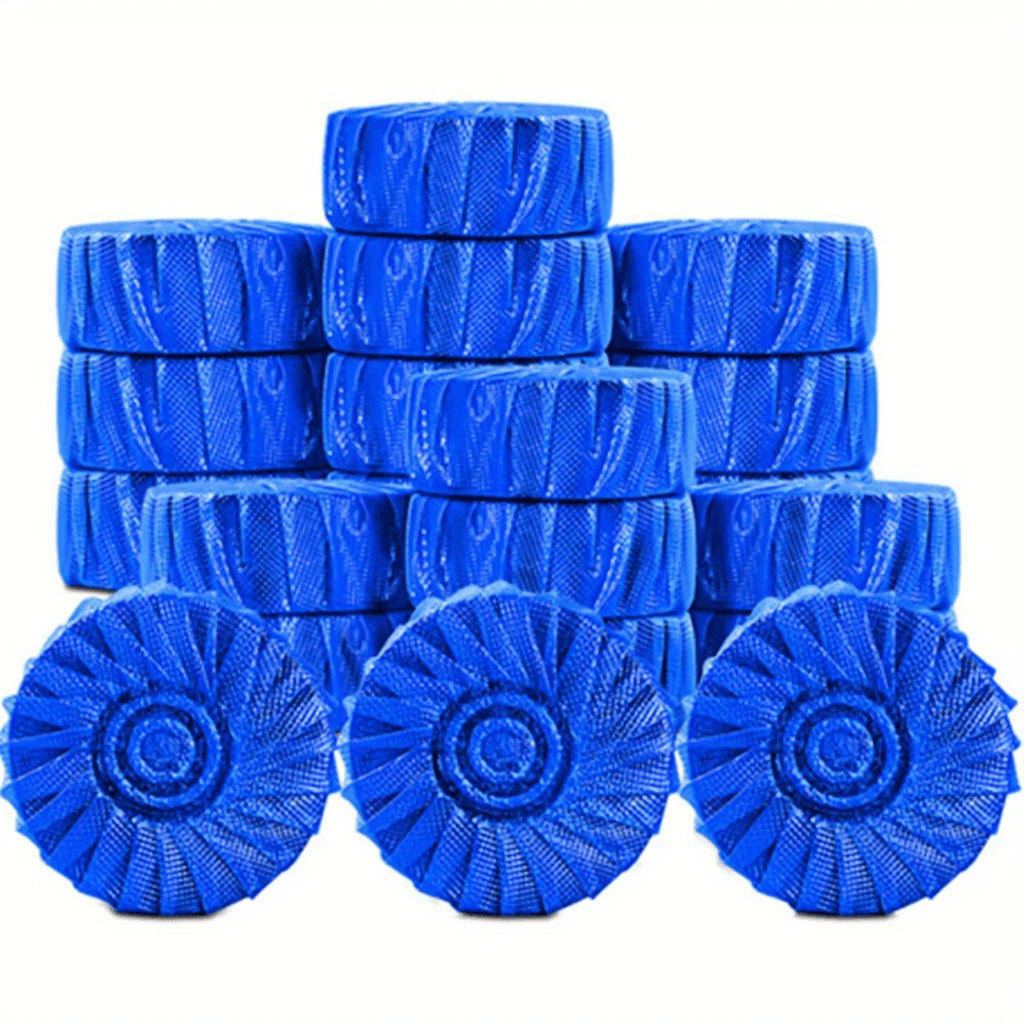12Pcs Automatic Toilet Cleaner Tablets - Mild Scent, Stain-Removing, Ideal for Ceramic Surfaces, Effortless for Household