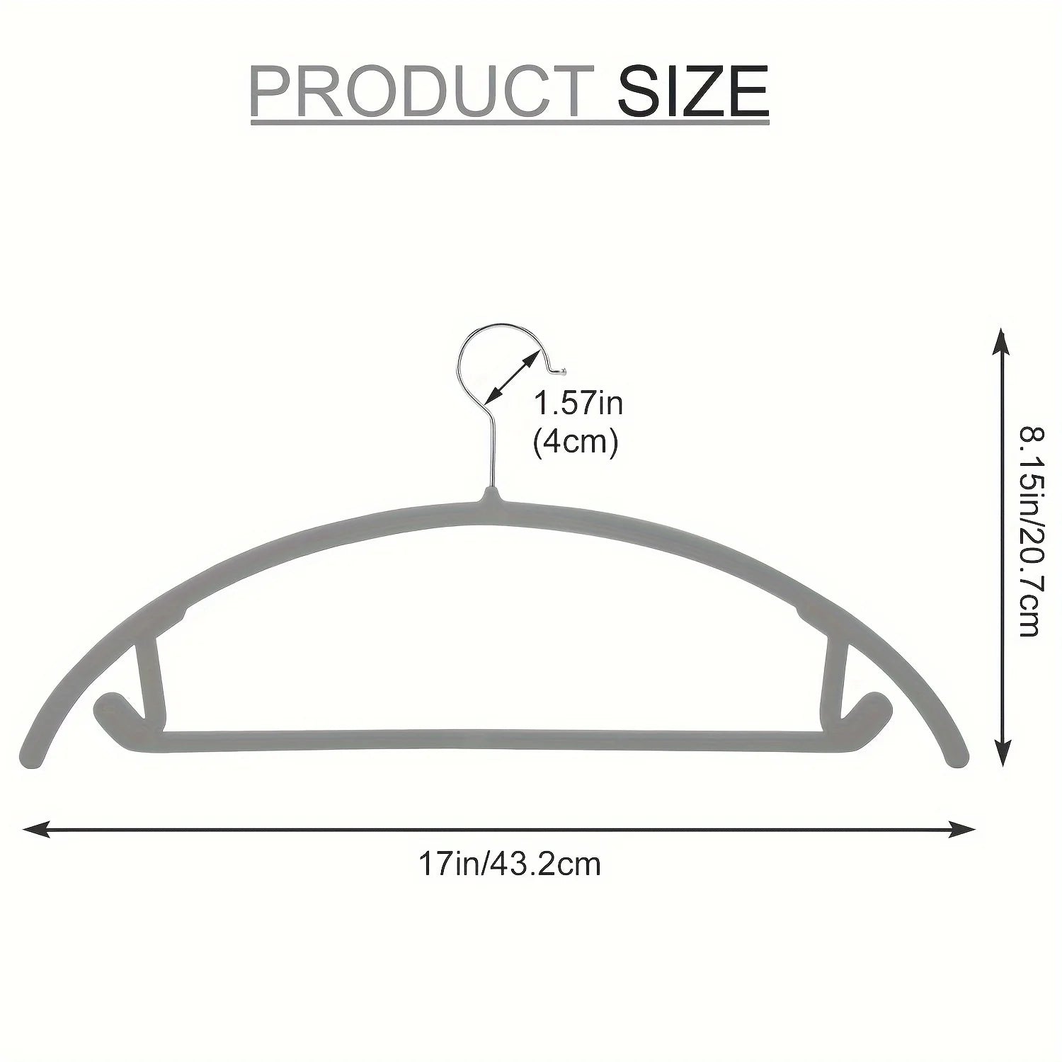 Velvet Heavy-Duty Hangers, Durable Suit Hooks, Space-Saving 360° Rotating Hangers for Coats, Shirts, Dresses, Pants, Ties