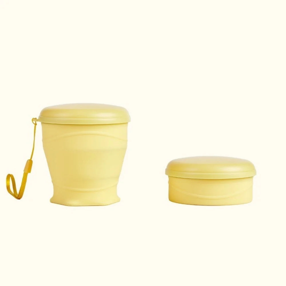 180ml foldable water cup, silicone foldable travel cup - silicone foldable camping cup with lid - suitable for travel, camping,