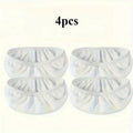 4 pieces of green, white, and gray mop cloths with strong water absorption, suitable for multiple scenarios