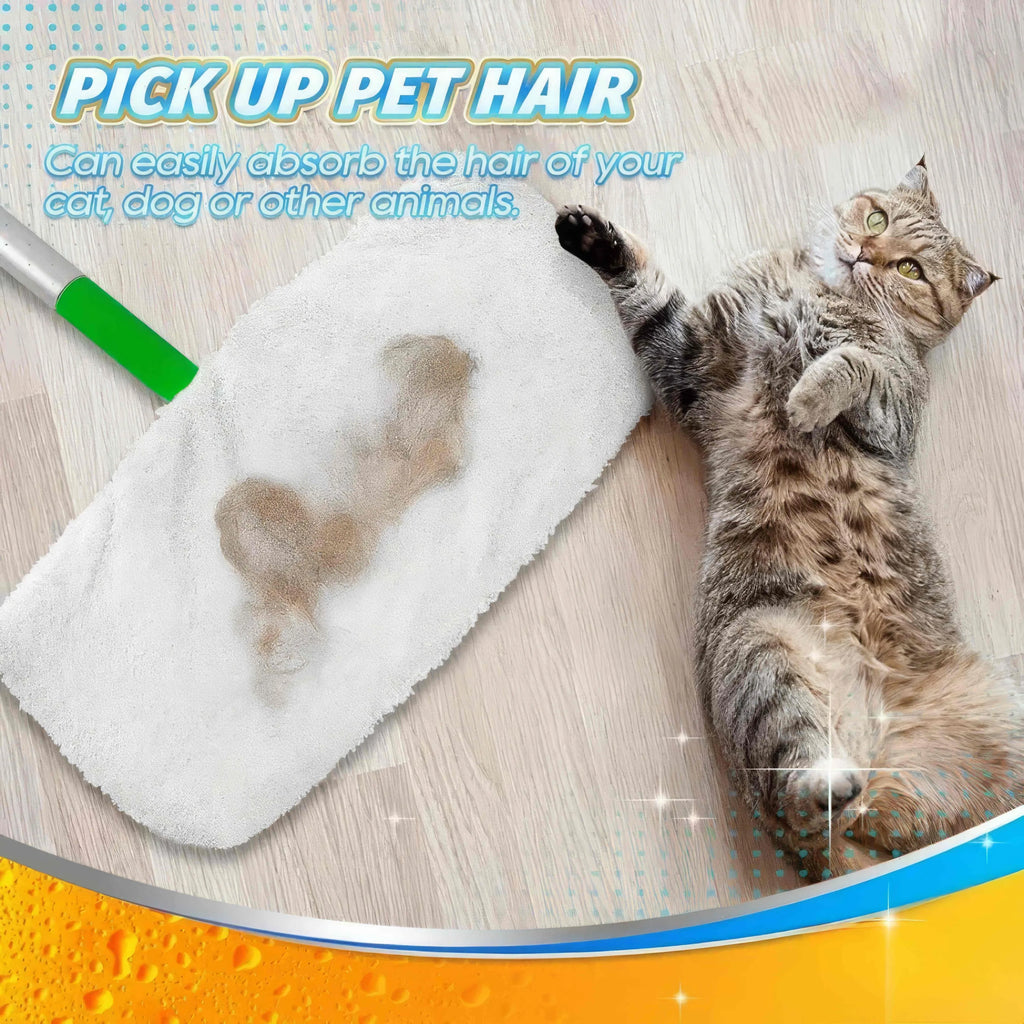 16 Green/white/gray Mop Replacement Pads, Washable and Durable Mop, Reusable and Easy To Clean, Back To School Supplies