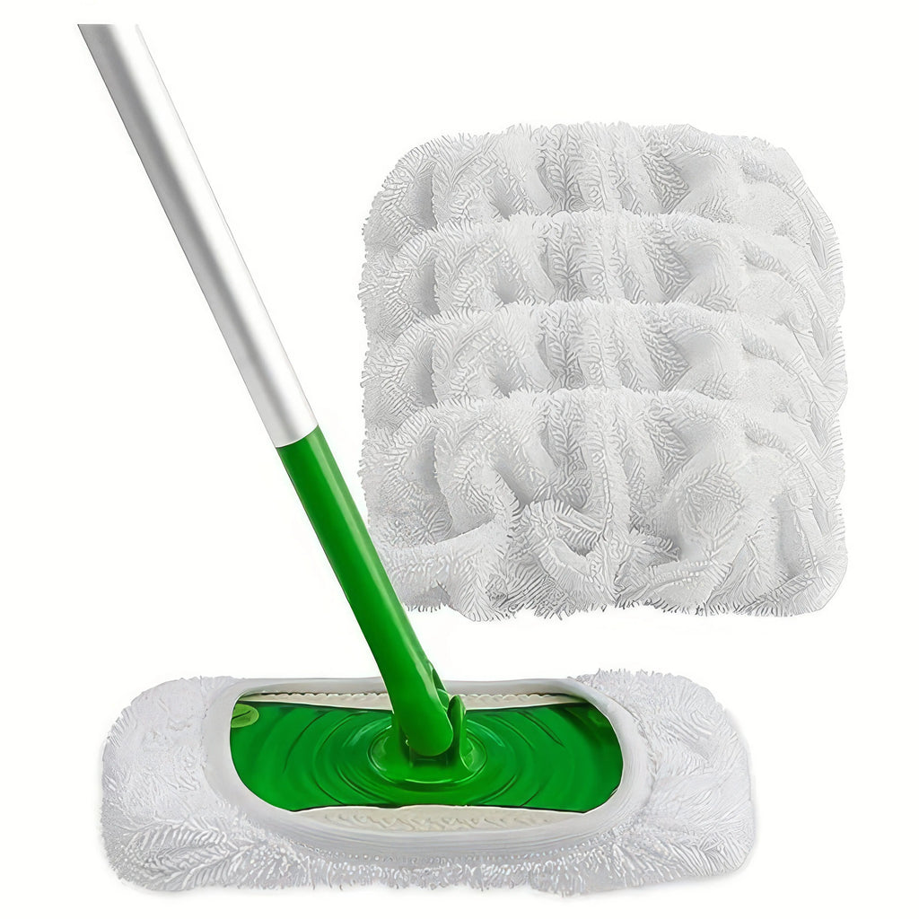 3 Pieces of Green/white/gray Mop Cloth, Highly Absorbent, Anti Mold and Antibacterial, Suitable for School Public Places