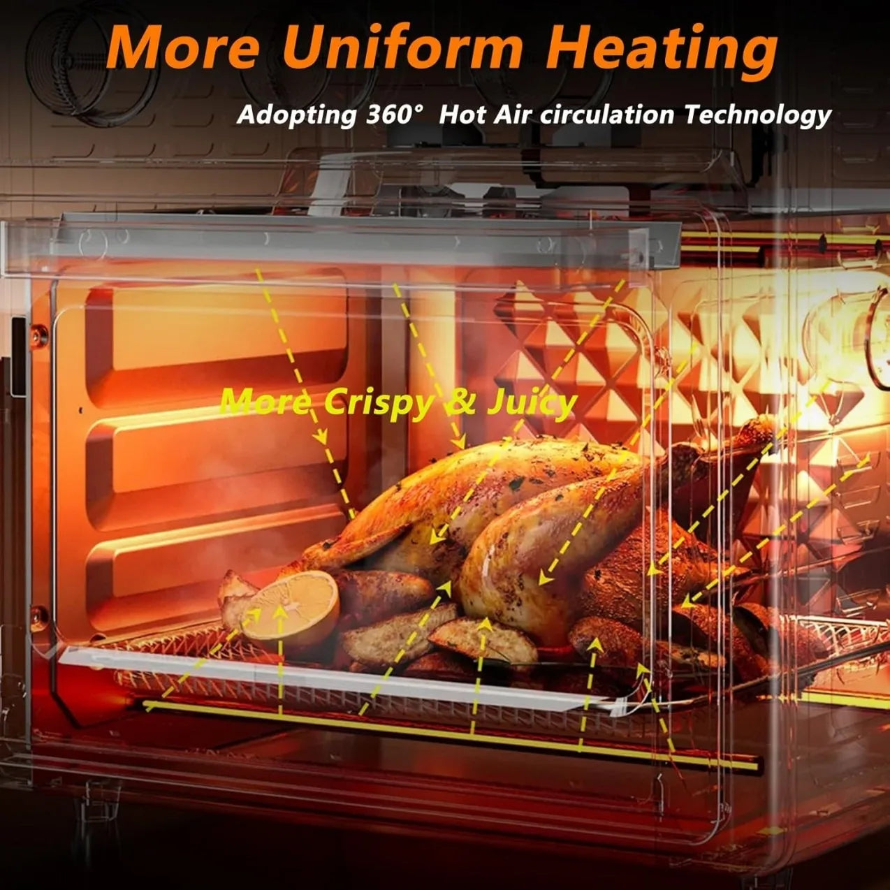 Plum Chef Air Fryer 13QT Multifunctional Convection Oven