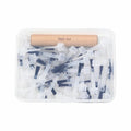 Nail Polish Brush 50 Pcs  With Double Head Pen Can Replacement Head Brush Nail Brush Liquid Applicators Manicure Tools