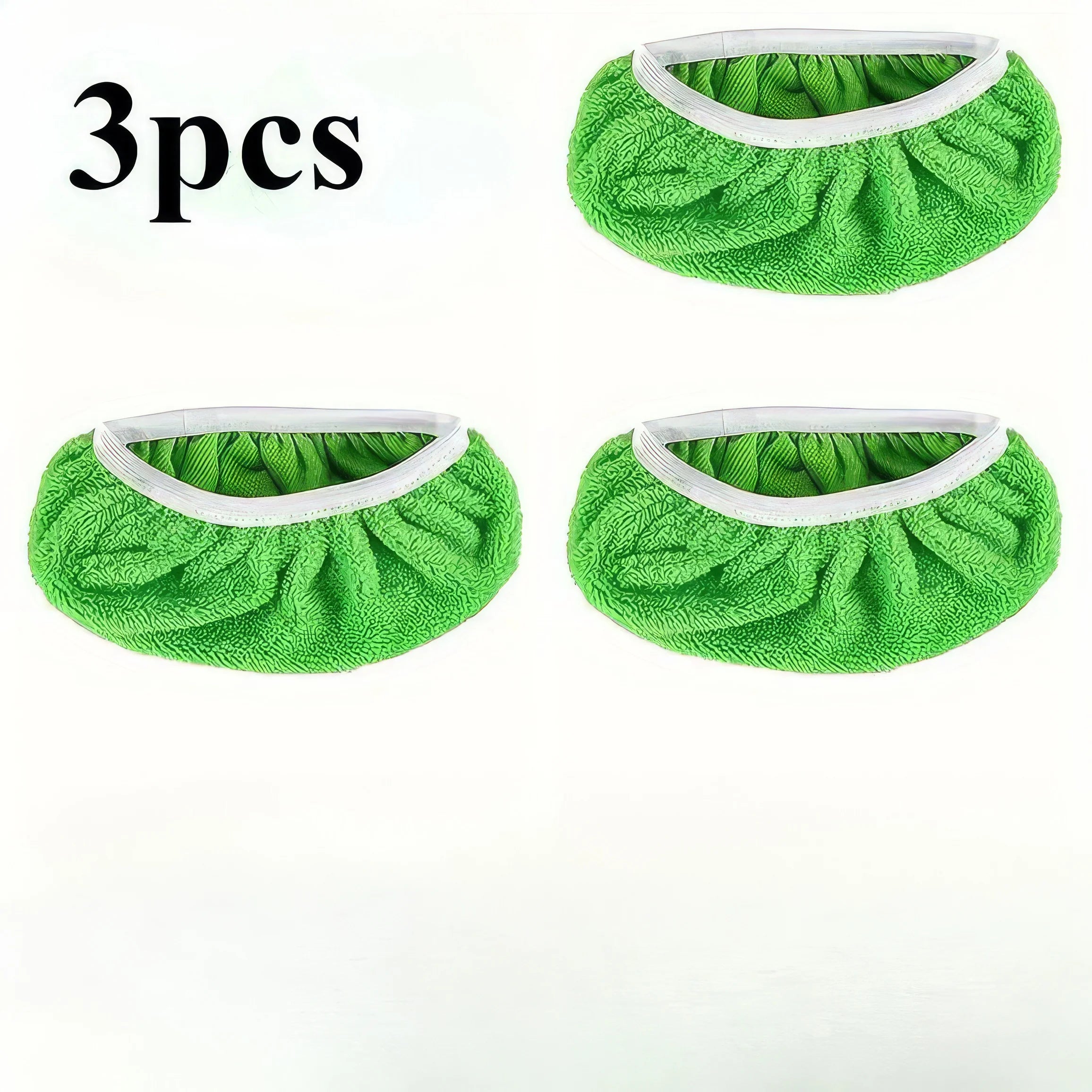 3 Pieces of Green/white/gray Mop Cloth, Highly Absorbent, Anti Mold and Antibacterial, Suitable for School Public Places