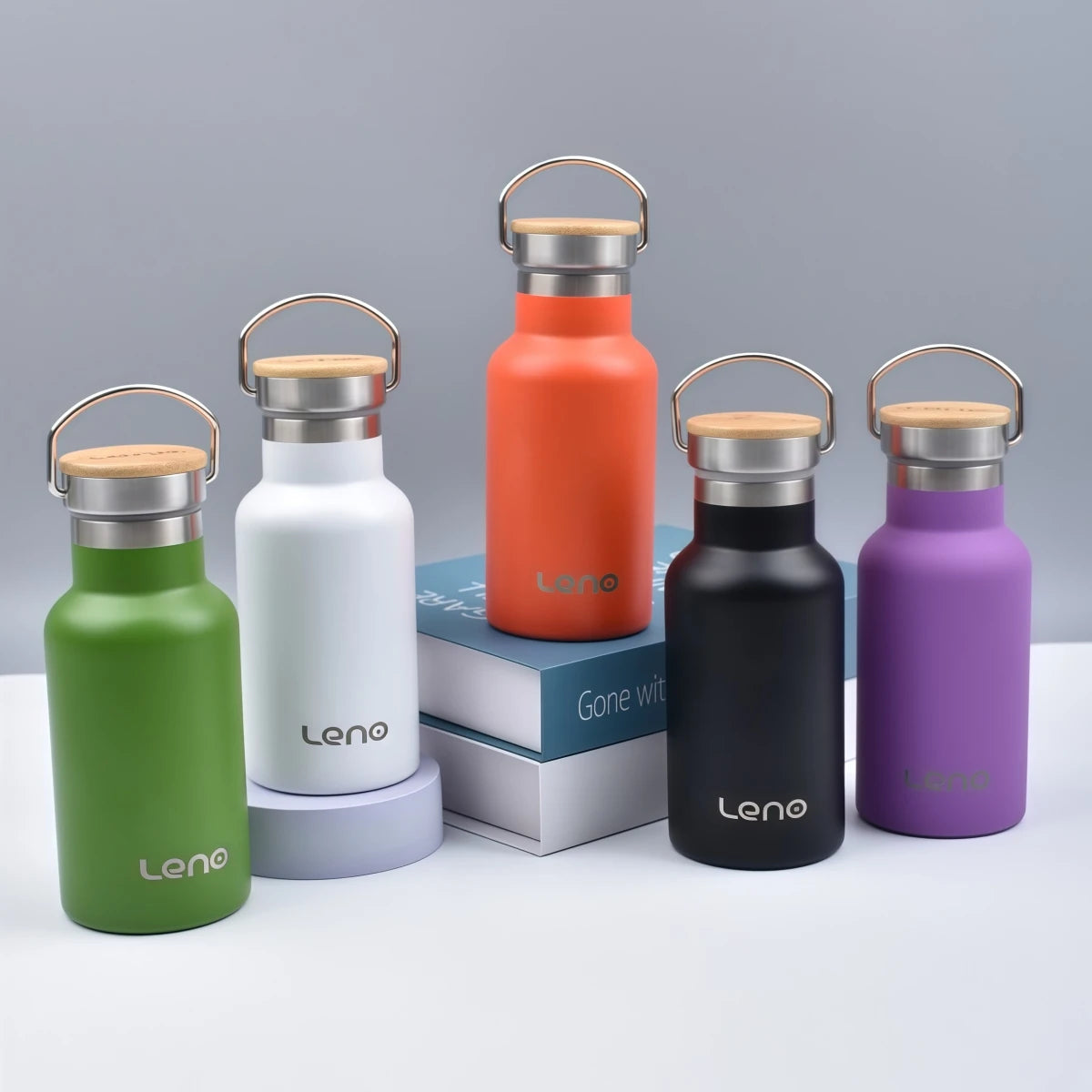 12oz/350ml Stainless Steel Sport Water Bottle Double Wall Vacuum Insulated Bottle Metal water Tumbler Portable Thermos Bottle