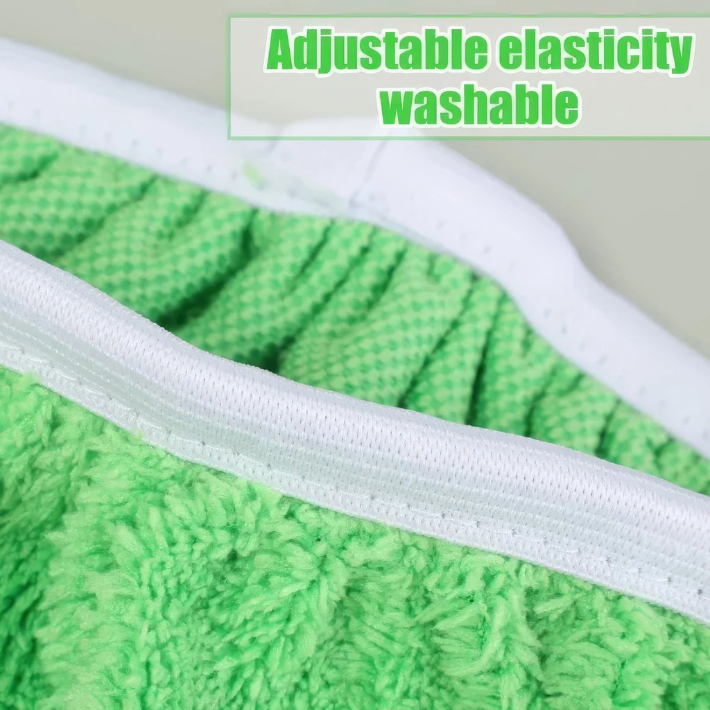3 Piece Reusable Green/white/gray Mop Cloth, Suitable for Sweeping Mops, Dry and Wet Dual-use Multi Surface Floor Cleaning