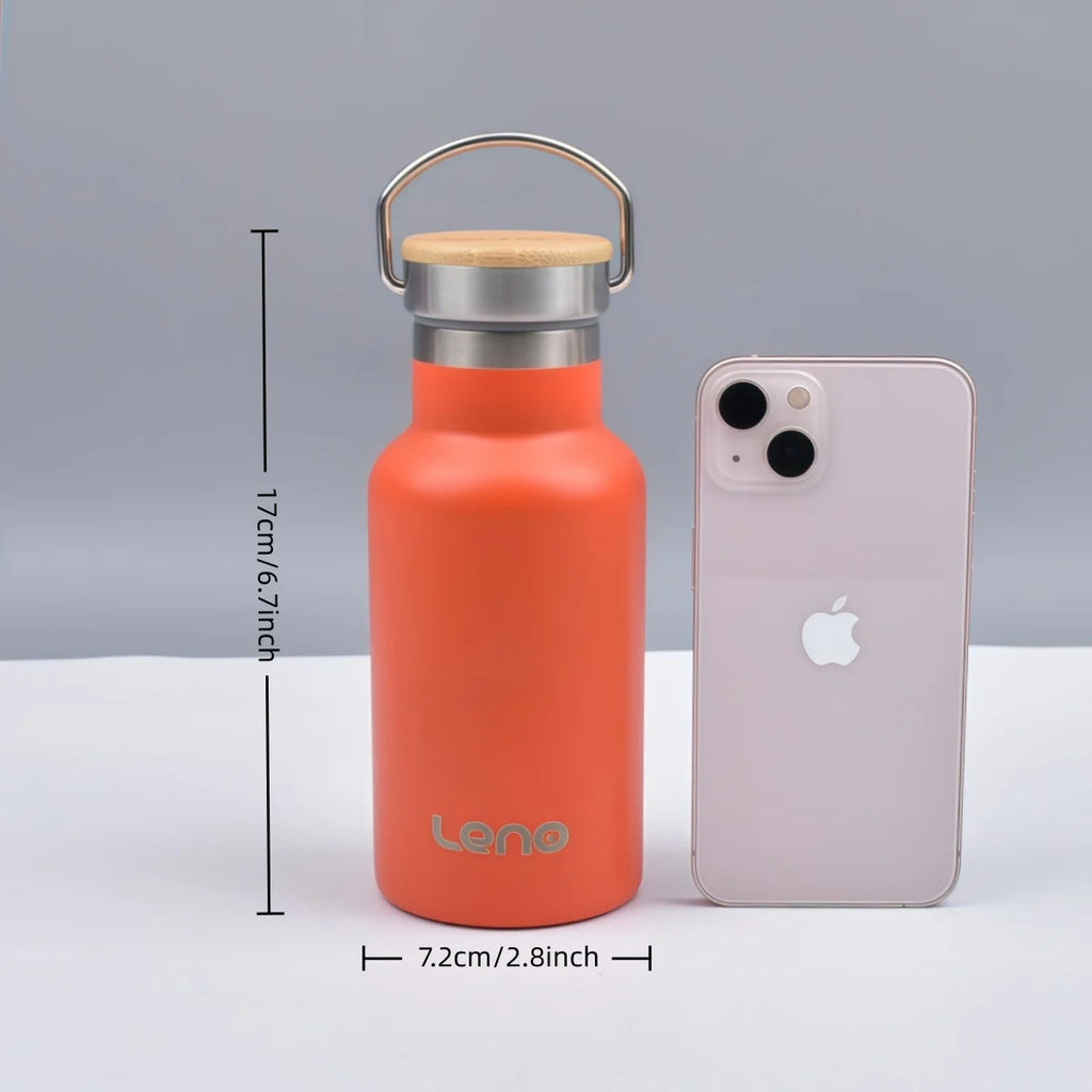 12oz/350ml Stainless Steel Sport Water Bottle Double Wall Vacuum Insulated Bottle Metal water Tumbler Portable Thermos Bottle