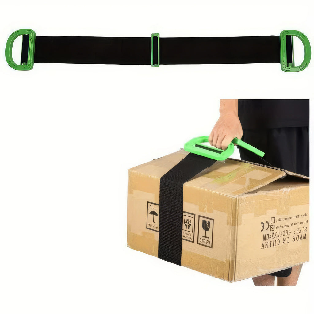 1 Piece of Heavy-duty Adjustable Lifting Belt with Green Color, Furniture and Object Lifting Belt, with Handle, Used for Moving