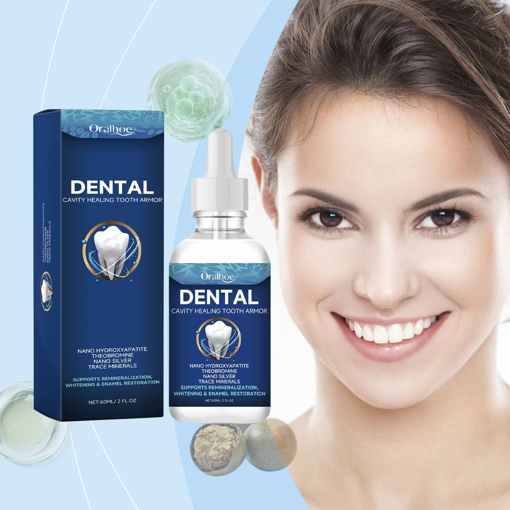 ORALHOE 60mL Cavity Healing Tooth Armor, Repairing Damaged teeth, Comprehensively Protecting Teeth, Suitable For Everyone