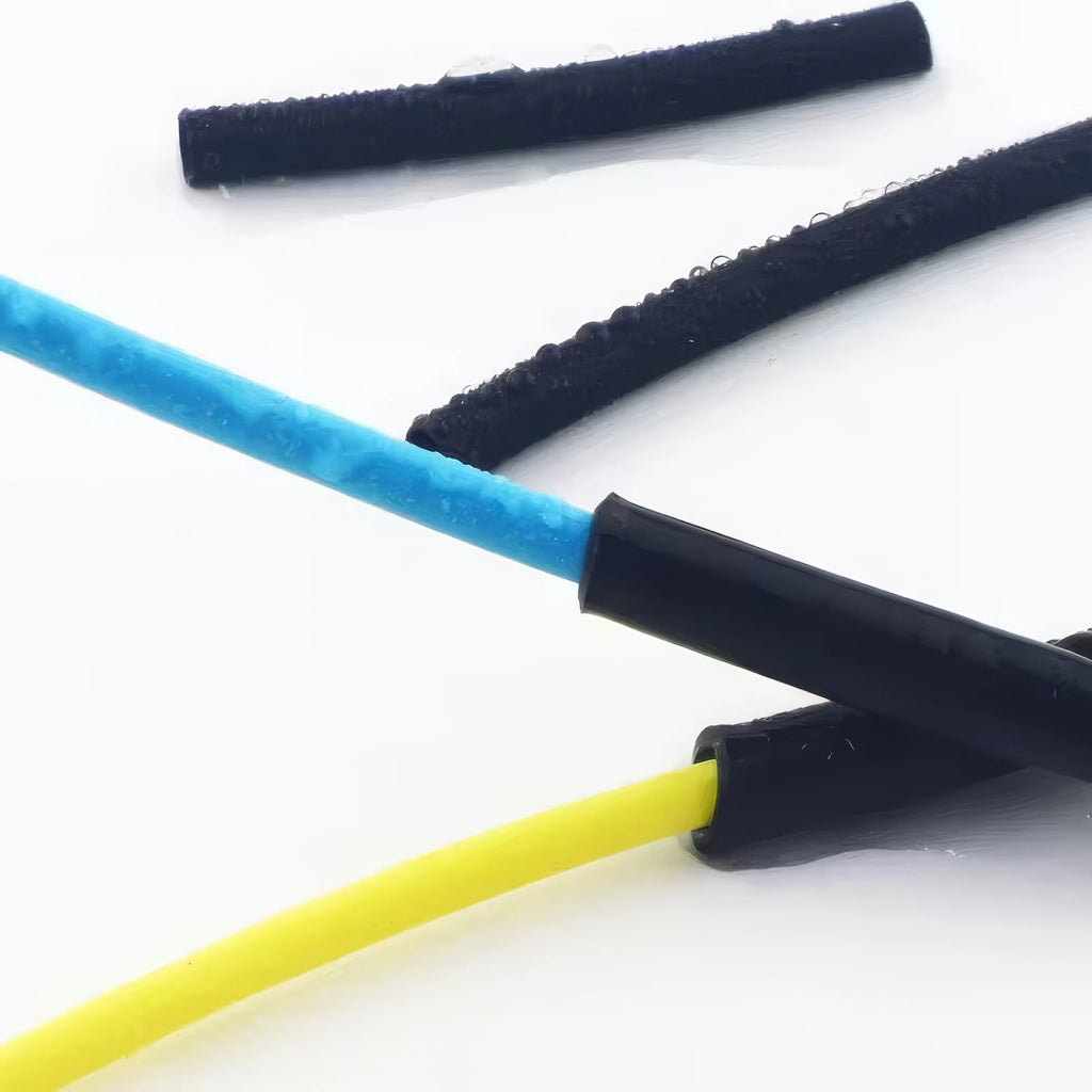 127/254 Pieces of Heat Shrink Tubing in Red and Black, Suitable for High-temperature Electrical Connections and Data Cables