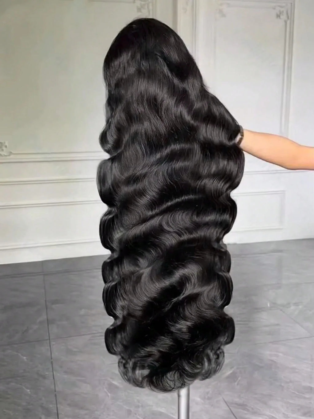 40Inch 200% Density 13x4 13x6 Body Wave Lace Front Wigs Human Hair Pre Plucked Human Hair Wigs For Women