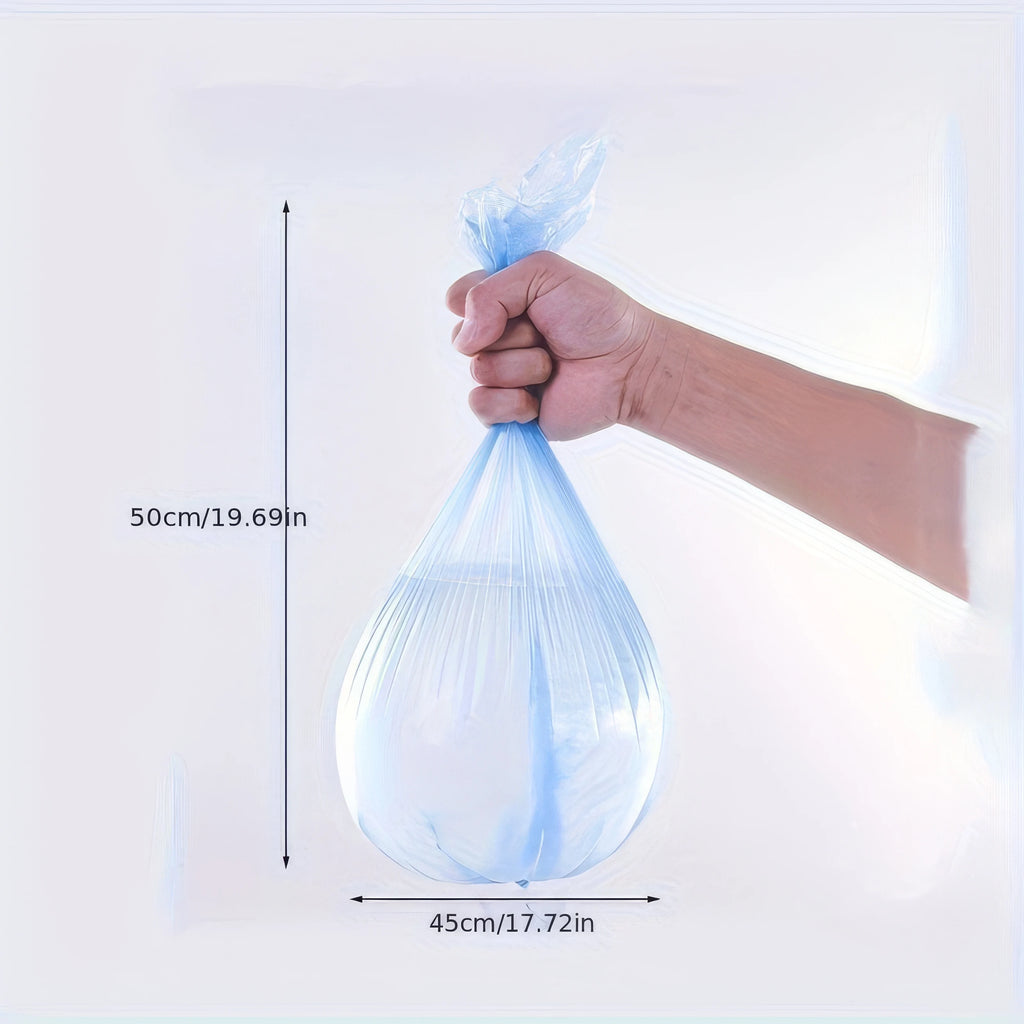 300-Pack Heavy-Duty Blue Trash Bags – Extra Thick Leak & Tear-Proof for Household Kitchen Cleanup