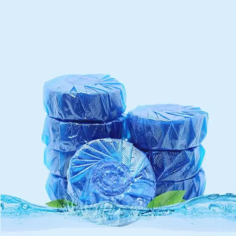 12Pcs Automatic Toilet Cleaner Tablets - Mild Scent, Stain-Removing, Ideal for Ceramic Surfaces, Effortless for Household