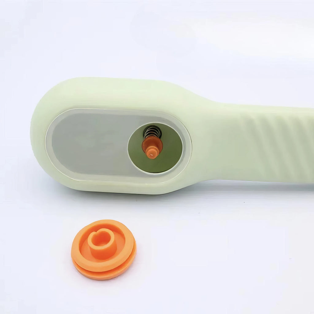 1/2 Soft Fur Shoe Brush Green, Anti Slip Handle, with Hanging Rope for Hanging, Suitable for Sports Shoes and Home Cleaning