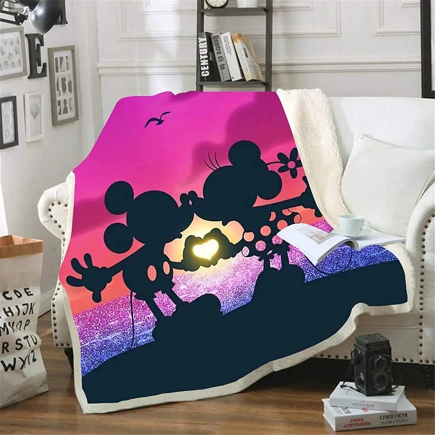 Kuromi Anime Blanket Kawaii Furry Blankets And Throws Blankets For Winter Custom Blanket Bed Blanket Microfiber Fabric Home