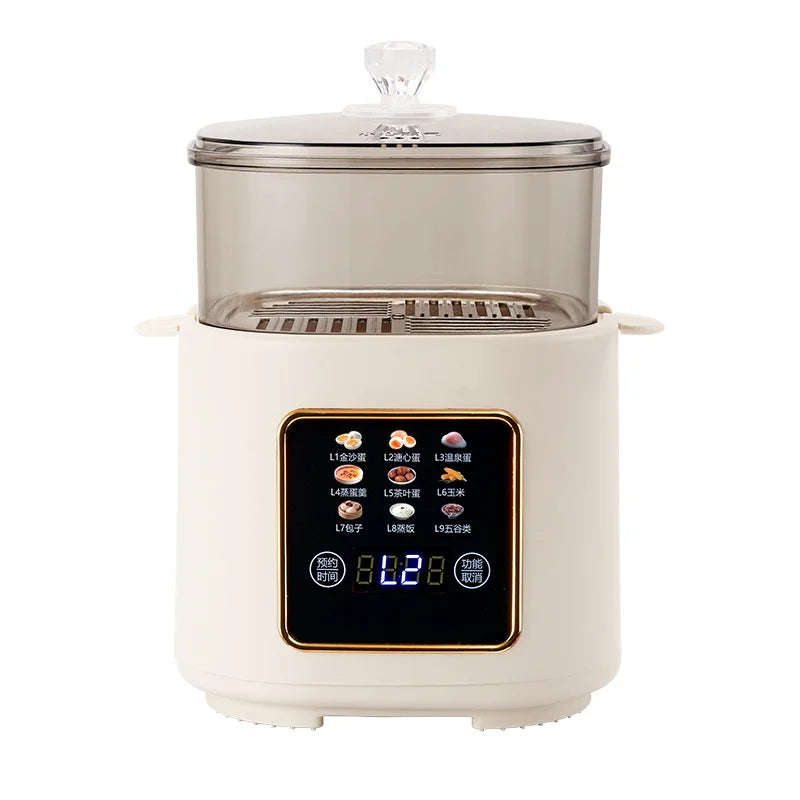Egg Boiler, 2-layer 9 Functions 24-hour Timer