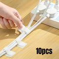 10 Piece Black/white Self-adhesive Nylon Zip Ties, An Easy-to-use Cable Management Tool Suitable for Fixing Various Wire Ties