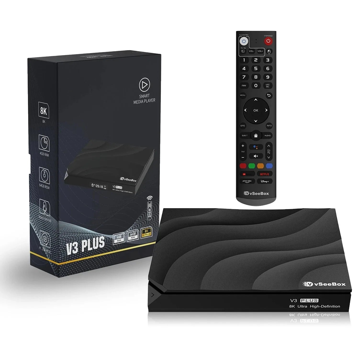 Best selling buy 3 get 2 free  vSeeBox V3 Plus