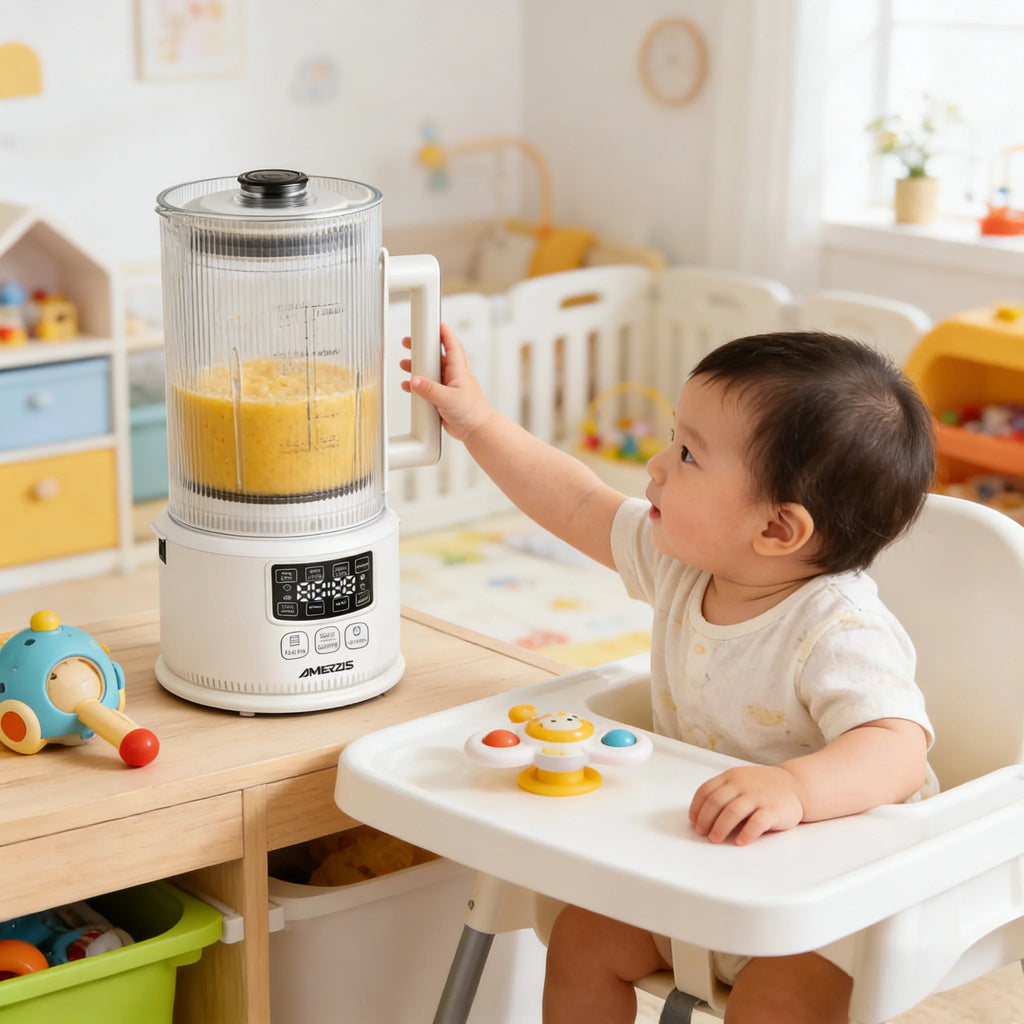 baby coplementary food wall-breaking machine heating mini soymilk machine bass multifunctional cooking machine home.