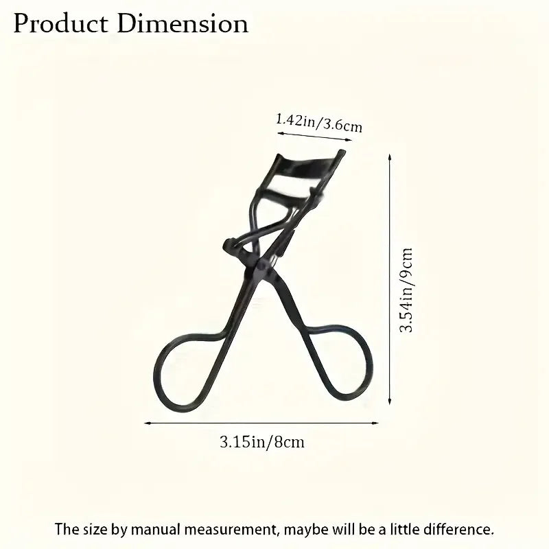 1PC Portable Eyelash Curler - No Damage, Lift & Shape Big Eyes