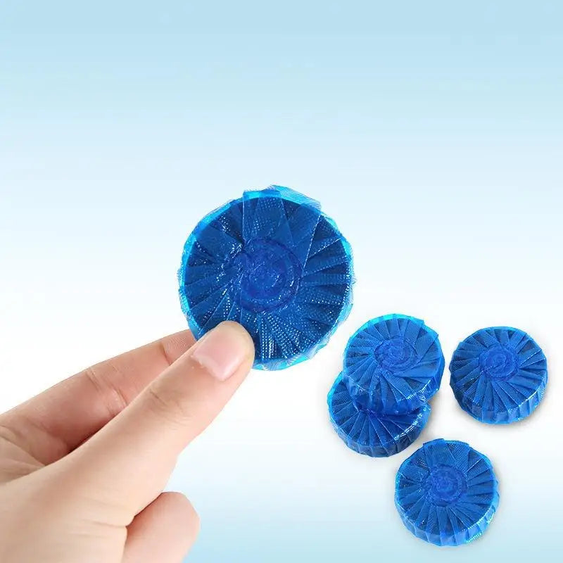 12Pcs Automatic Toilet Cleaner Tablets - Mild Scent, Stain-Removing, Ideal for Ceramic Surfaces, Effortless for Household