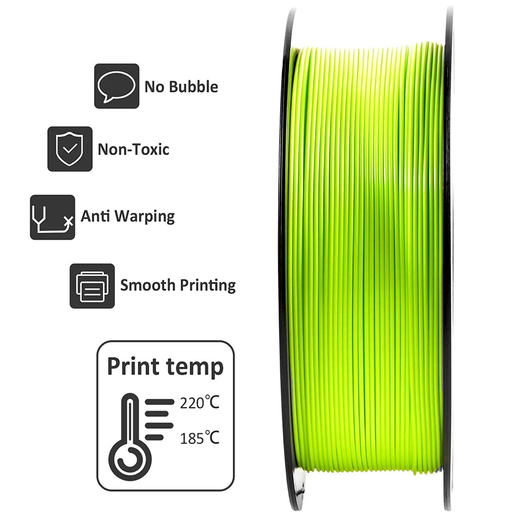 GEEETECH 1kg 1.75mm PLA/PETG/ABS+ 3D Printer Filament  Vacuum Packaging Overseas Warehouses A variety of Colors Fast Ship