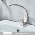 Chrome Basin Faucet  Washing Basin Mixer Deck Mounted Cold and Hot Bathroom Faucet