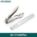MR.GREEN Nail Clippers Stainless Steel Anti Splash Fingernail Cutter Manicure Tools Bionics Design Nail Trimmer Pedicure Scissor