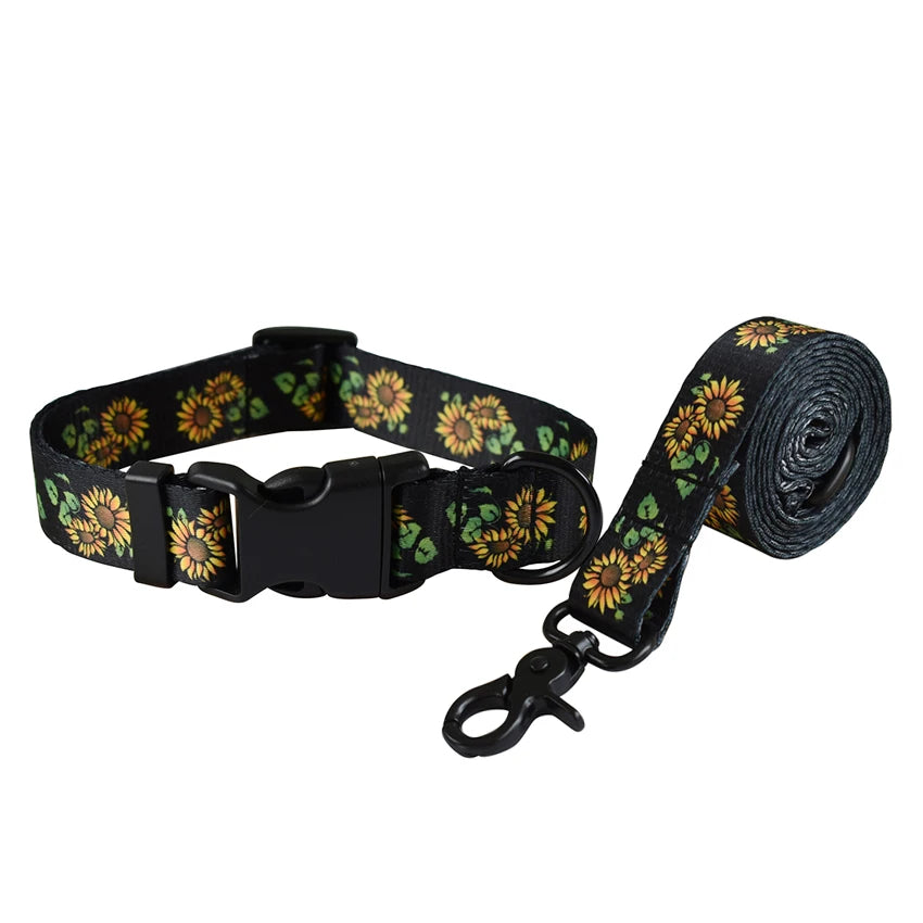 Dog walking training rope dog collar leash set pet cat straps for small medium dogs puppy necklace good quality dropshipping